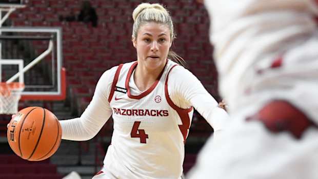 Saylor Poffenbarger against Louisiana Tech on Tuesday night